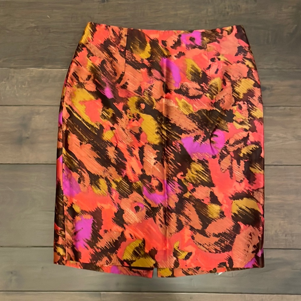 Ann Taylor silk pencil skirt